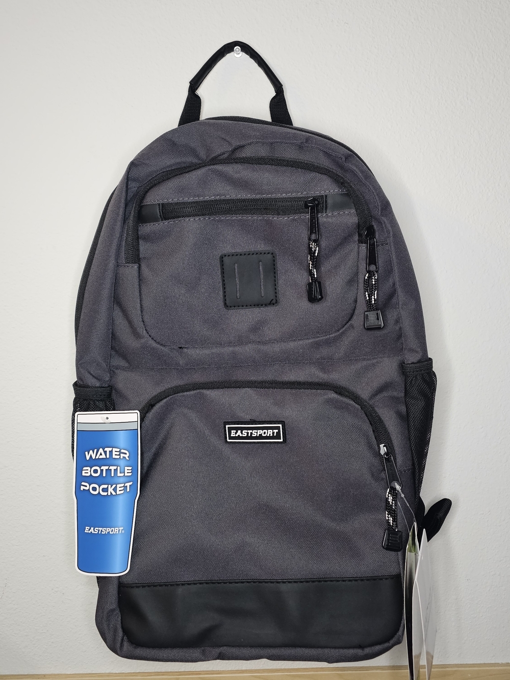 EASTSPORT Men's Charcoal Gray Everyday Backpack